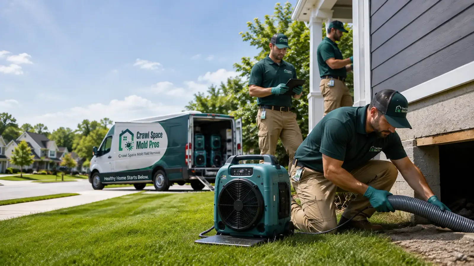 Crawl Space Mold Removal in Dixon, CA